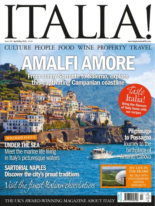 Italia magazine cover image