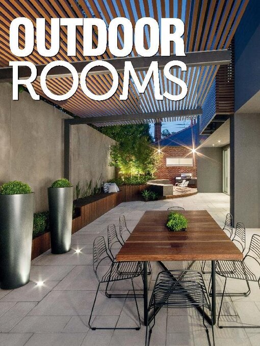 Outdoor rooms bookazine cover image