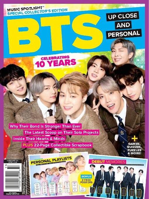 Bts - up close and personal: celebrating 10 years cover image