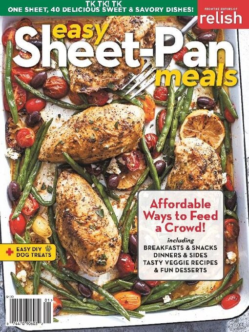 Easy sheet-pan meals cover image