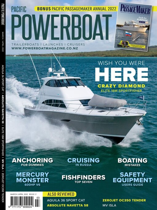 Pacific powerboat magazine cover image