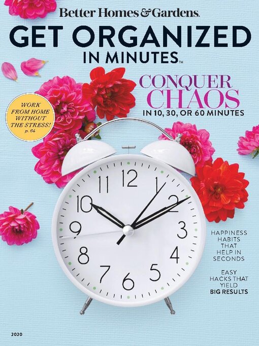 Bh&g get organized in minutes cover image