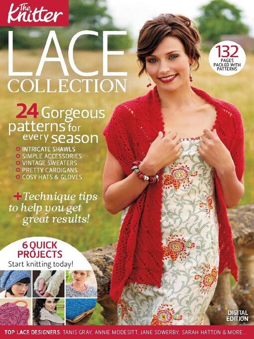 The knitter: lace collection cover image