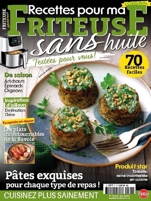Recettes pour ma friteuse sans huile
