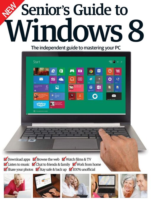 Senior's guide to windows 8 cover image