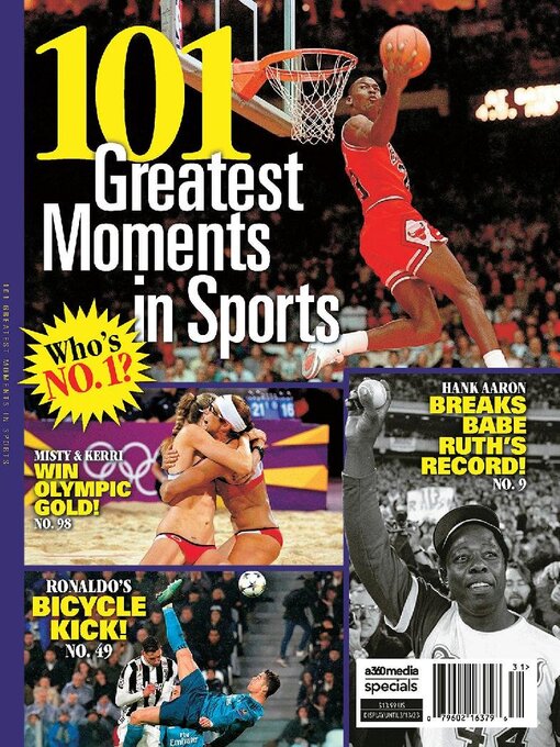 101 greatest moments in sports cover image