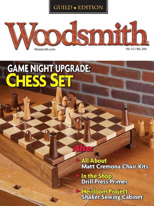 Woodsmith Chess Board Plan