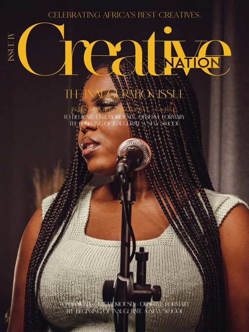 Creative nation magazine cover image