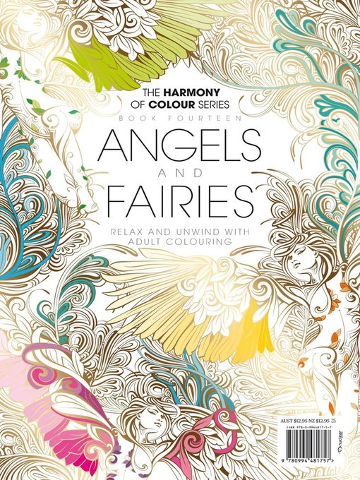 Colouring book: angels and fairies cover image