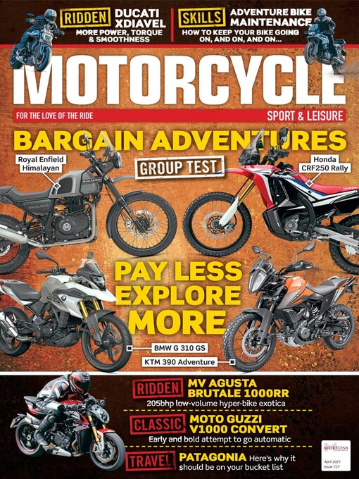 Motorcycle sport & leisure cover image