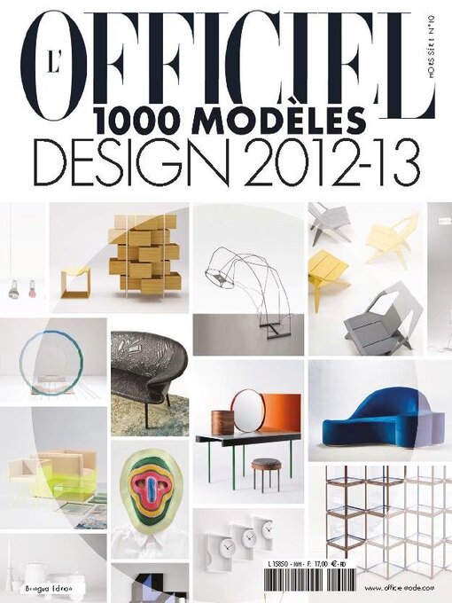 L'officel 1000 mod©·les - design cover image