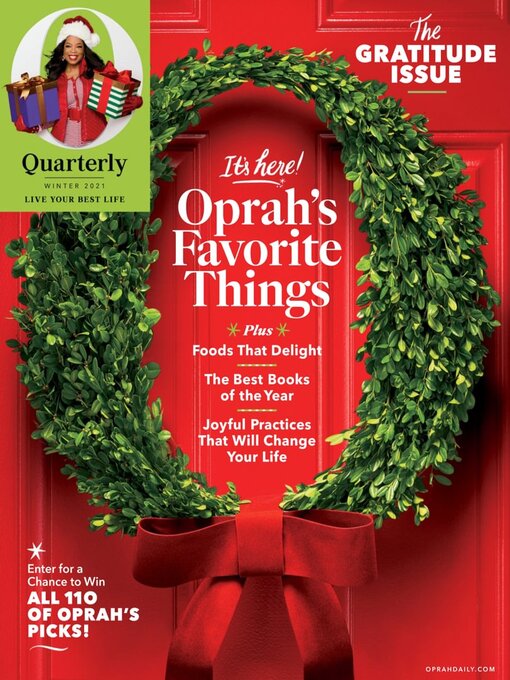 O, quarterly cover image