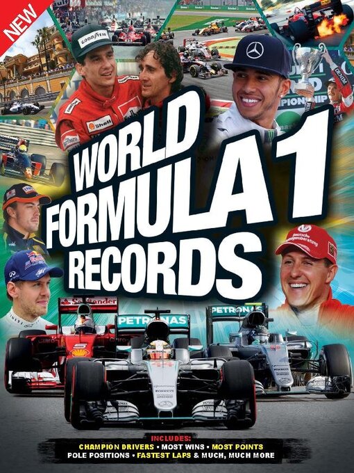 World formula 1 records book cover image