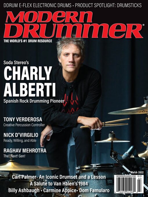 Modern drummer magazine cover image