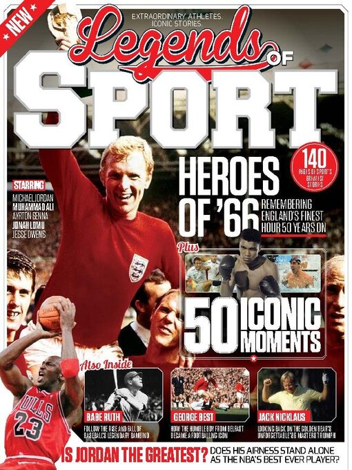 Legends of sport cover image