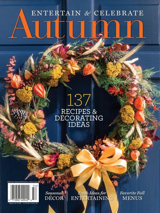 Cover Image of Entertain & celebrate - autumn 2025
