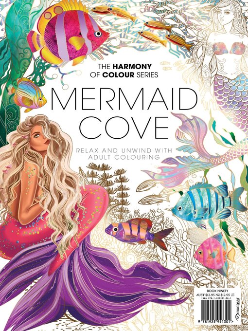 Colouring book: mermaid cove cover image