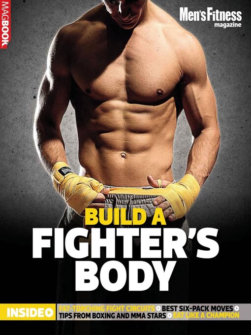 Men's fitness build a fighter's body cover image