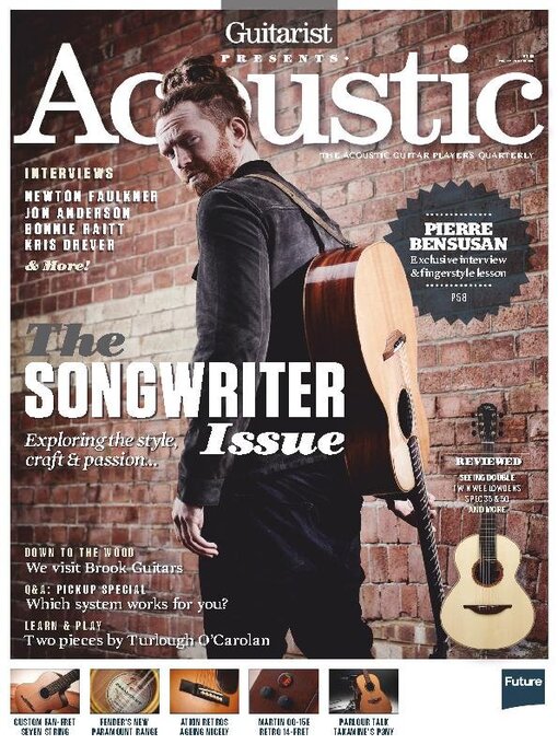 Acoustic winter 2015 - the songwriter issue cover image