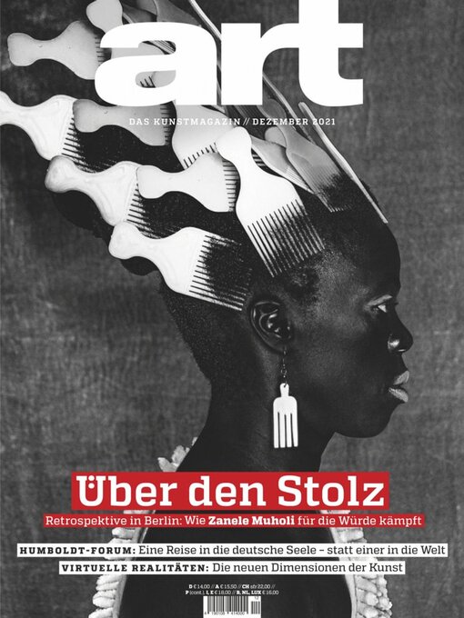 art magazin cover image