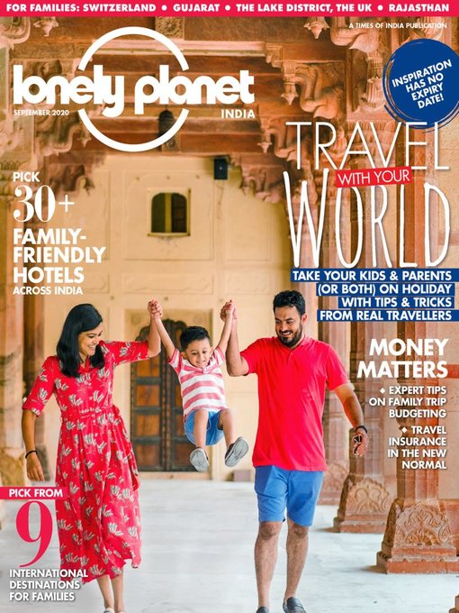 Lonely planet magazine india cover image