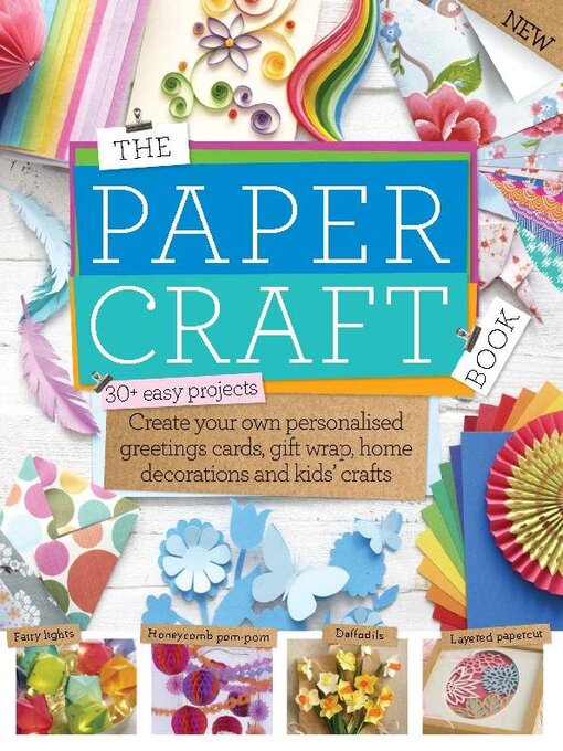 The paper craft book cover image