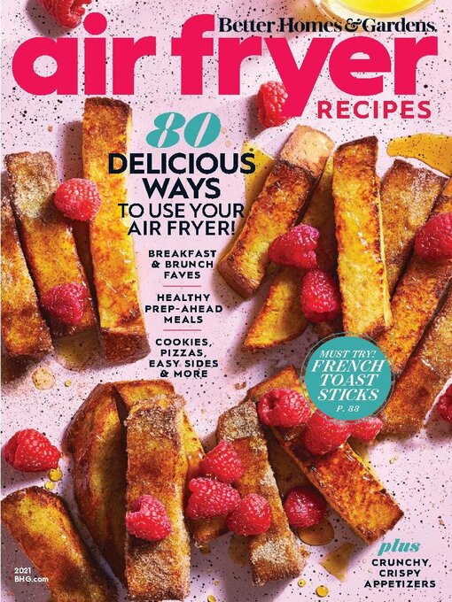 Bh&g air fryer recipes cover image
