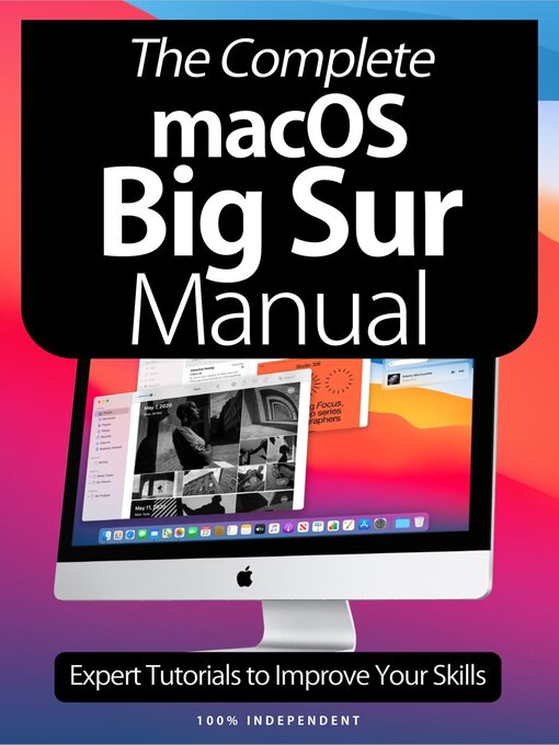 The macos big sur manual cover image