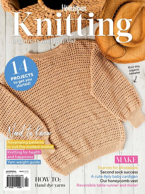 Homespun knitting cover image