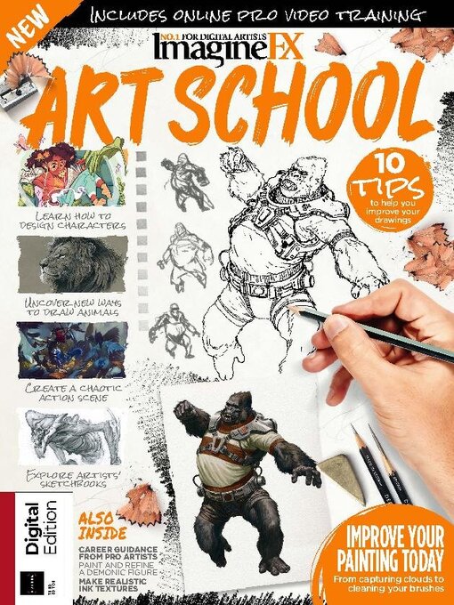 Cover Image of Imaginefx art school