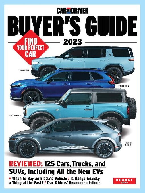 Car & driver 2023 buying guide cover image