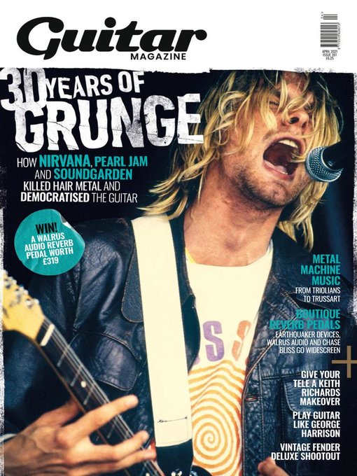 Guitar magazine cover image