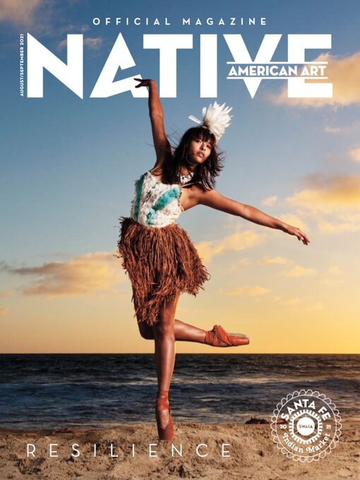 Native american art magazine cover image