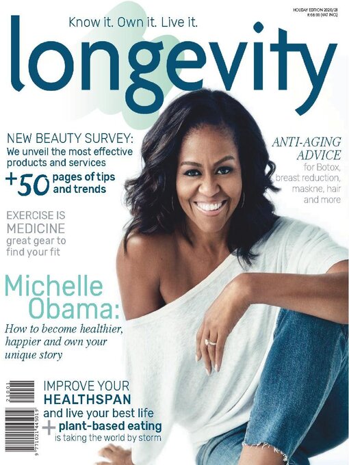 Longevity magazine cover image