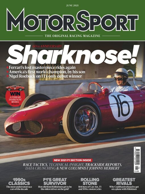 Motor sport magazine cover image
