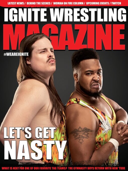 Ignite wrestling magazine cover image