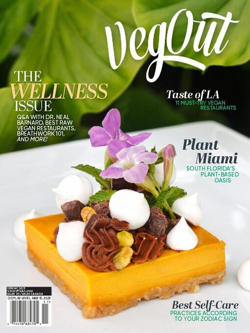 Vegout magazine cover image