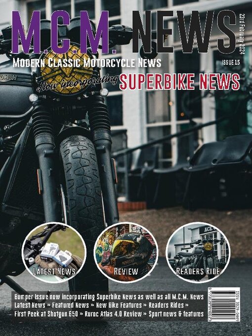 Modern classic motorcycle news cover image