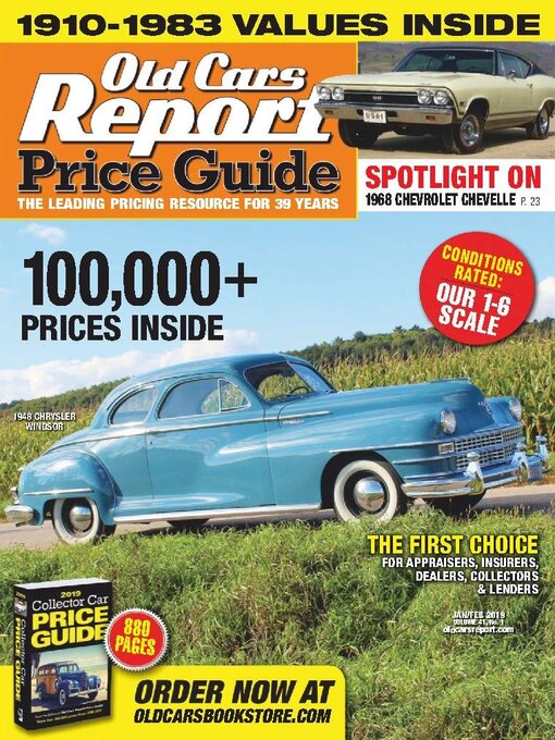 Magazines Old Cars Report Price Guide Sails Library Network Overdrive