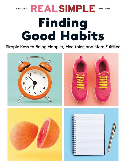 Real simple finding good habits cover image