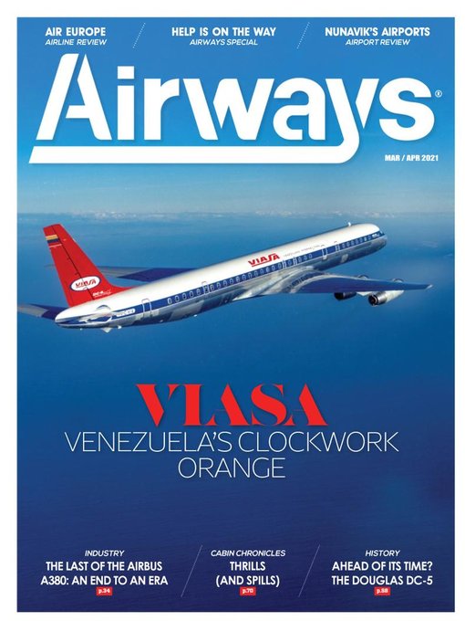 Airways magazine cover image