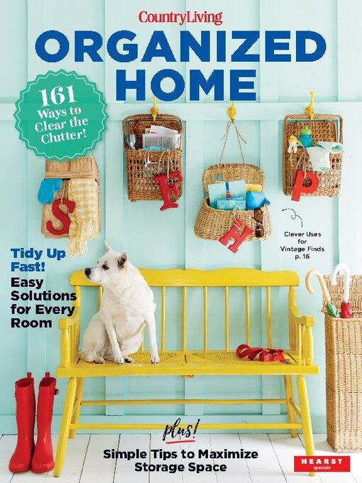 Country living organized home cover image