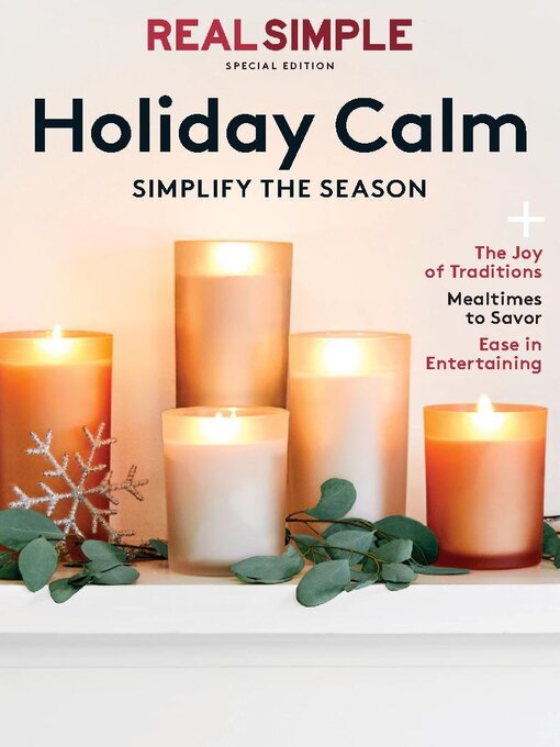 Real simple a season of calm cover image