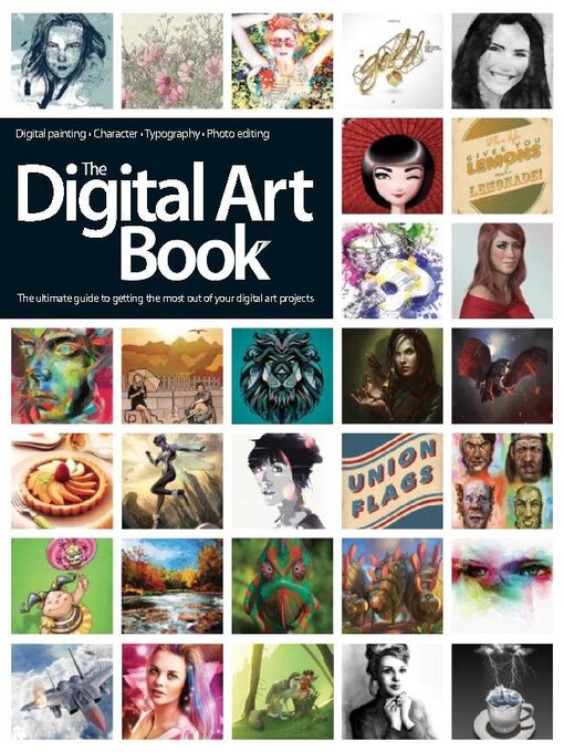 The digital art book cover image