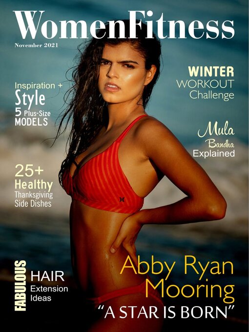 Women fitness international magazine cover image
