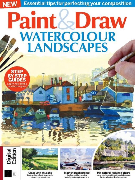 Paint & draw: watercolour landscapes cover image