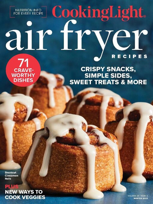 Cooking light air fryer recipes cover image