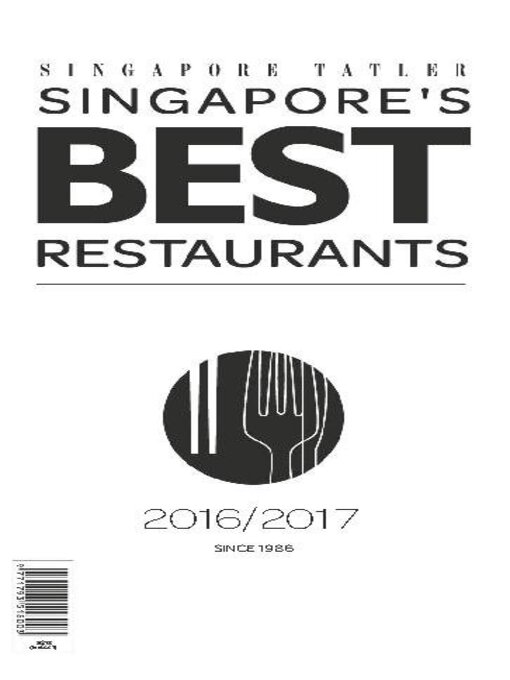 Singapore tatler singapore's best restaurants cover image