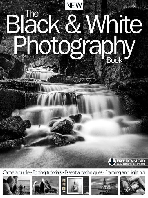 The black & white photography book cover image