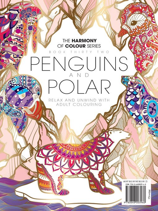 Colouring book: penguins and polar cover image